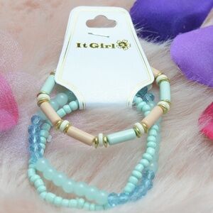 Beaded Bracelet Blue